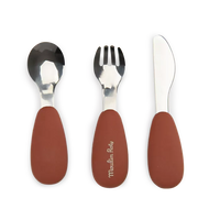 Set couverts silicone La forêt Mawa - MOULIN ROTY 688232 3575676882320