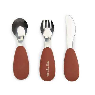 Set couverts silicone La forêt Mawa - MOULIN ROTY 688232 3575676882320