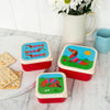 set de 3 boites à goûter Chien Saucisse - REX London 30431 5027455446899