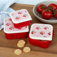 set de 3 boites à goûter little cherry - REX