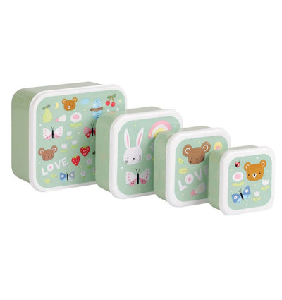 set de 4 boite à gouterJoy - A LITTLE LOVELY COMPANY SBSEJO62