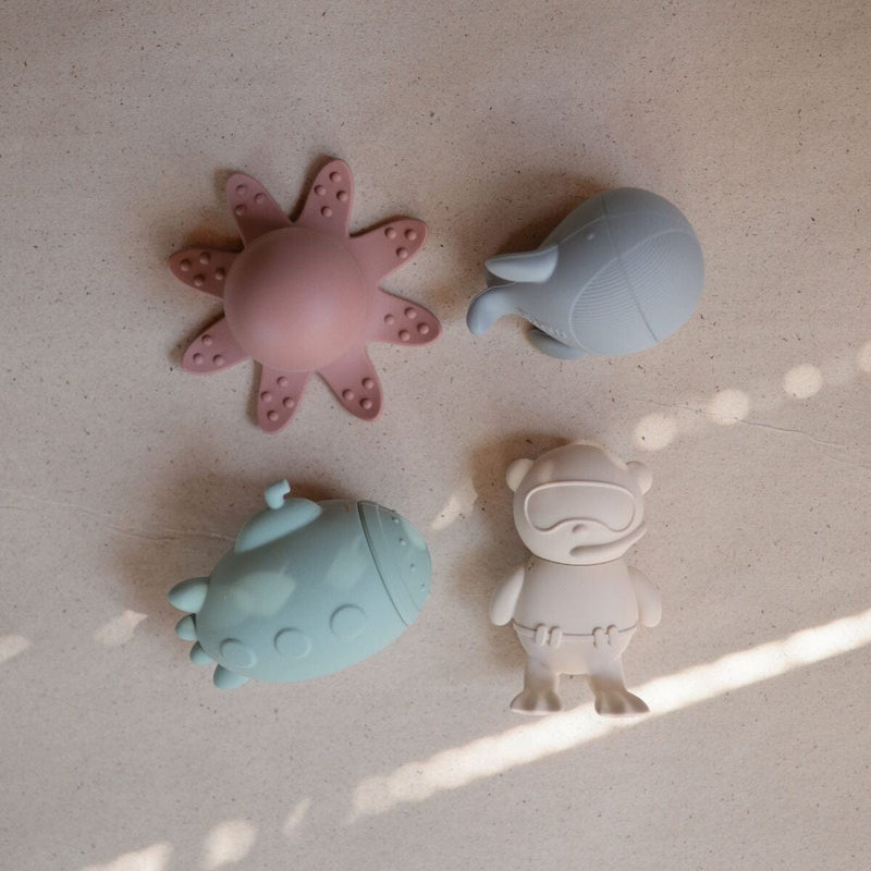 Set de 4 figurine pour le bain sealive - MUSHIE 70.077.02 