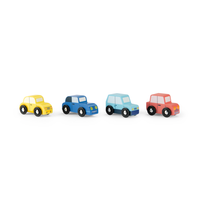 Set de 4 voitures Avenue du Moulin - MOULIN ROTY 725732 3575677257325