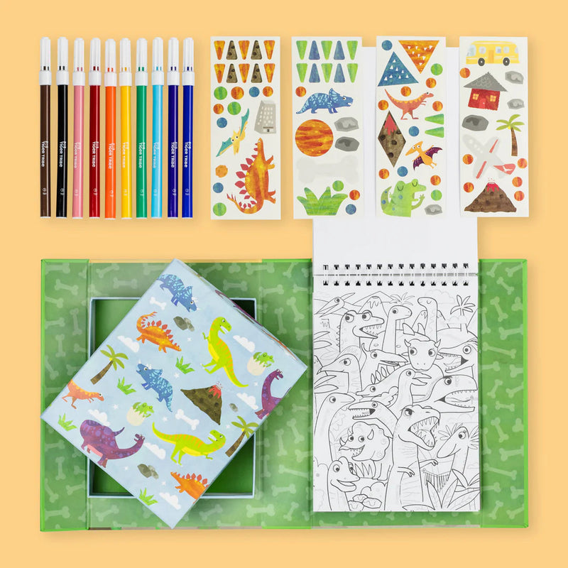 set de coloriage dino - TIGER TRIBE tt-14-013 9341736004629