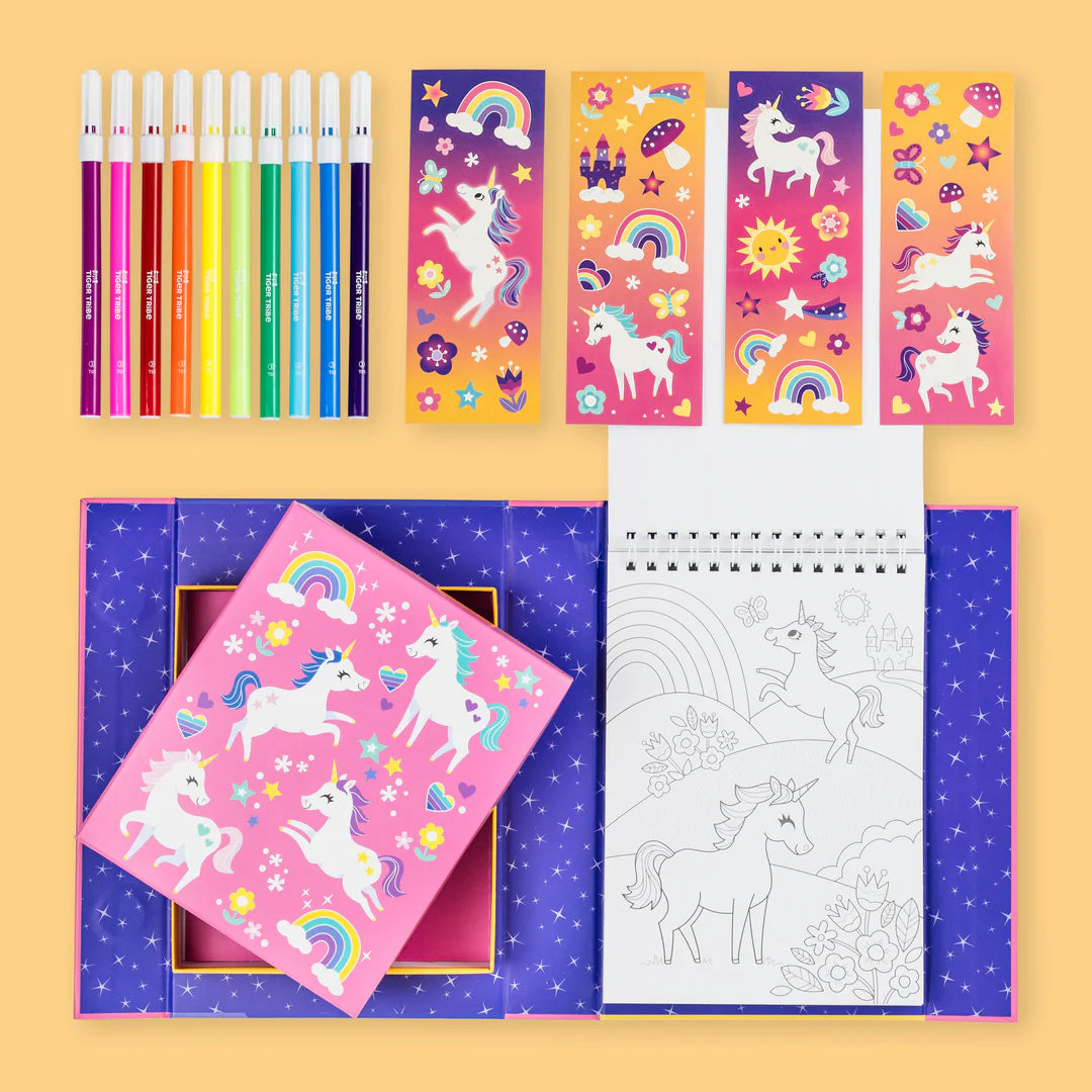 set de coloriage licorne - TIGER TRIBE tt6-0237 9341736007927