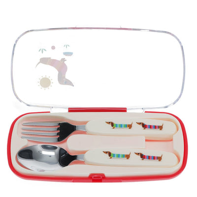 Set de couverts chien sunny sausage - REX London