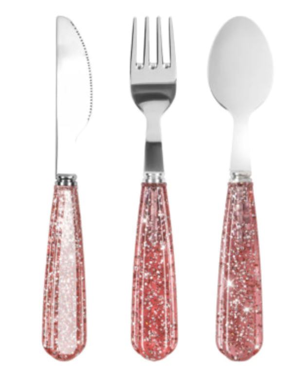 set de couverts glitter sparkling blush - Konges Sløjd KS101531 S30141 5715404345118