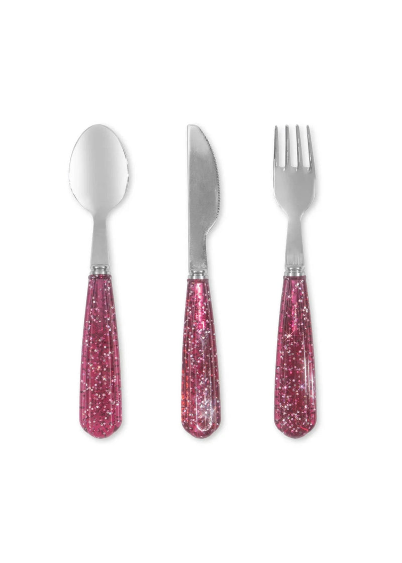 set de couverts glitter sparkling sangria - Konges Sløjd 