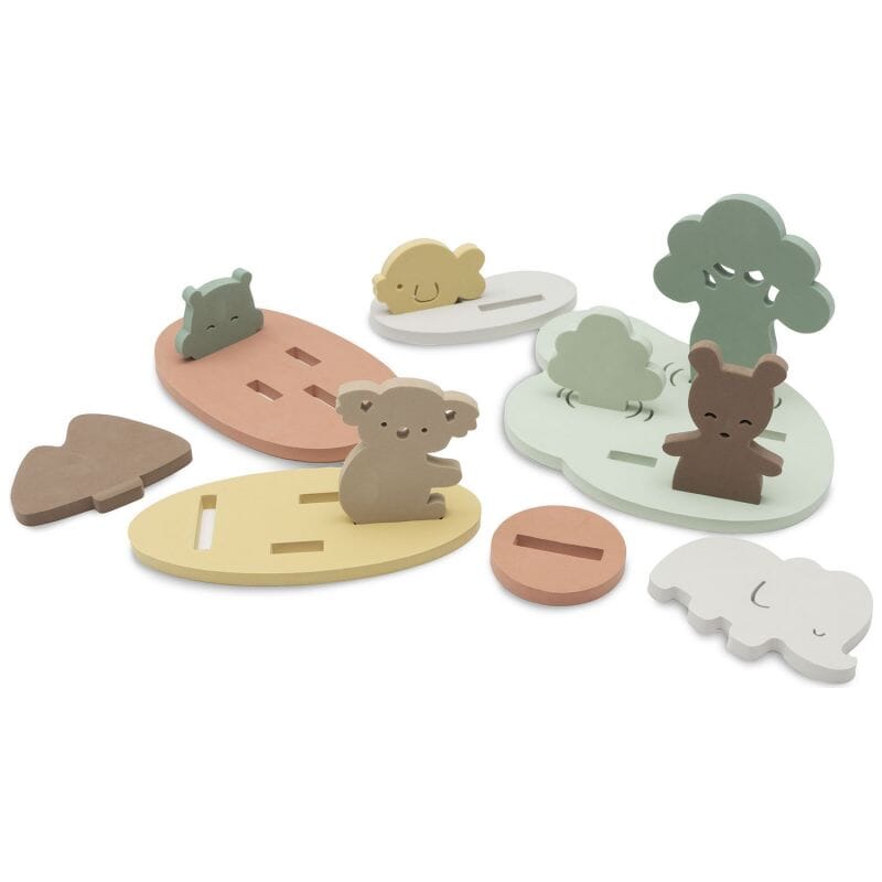 Set de jeux en mousse de bain-kangaroots-Jollein 