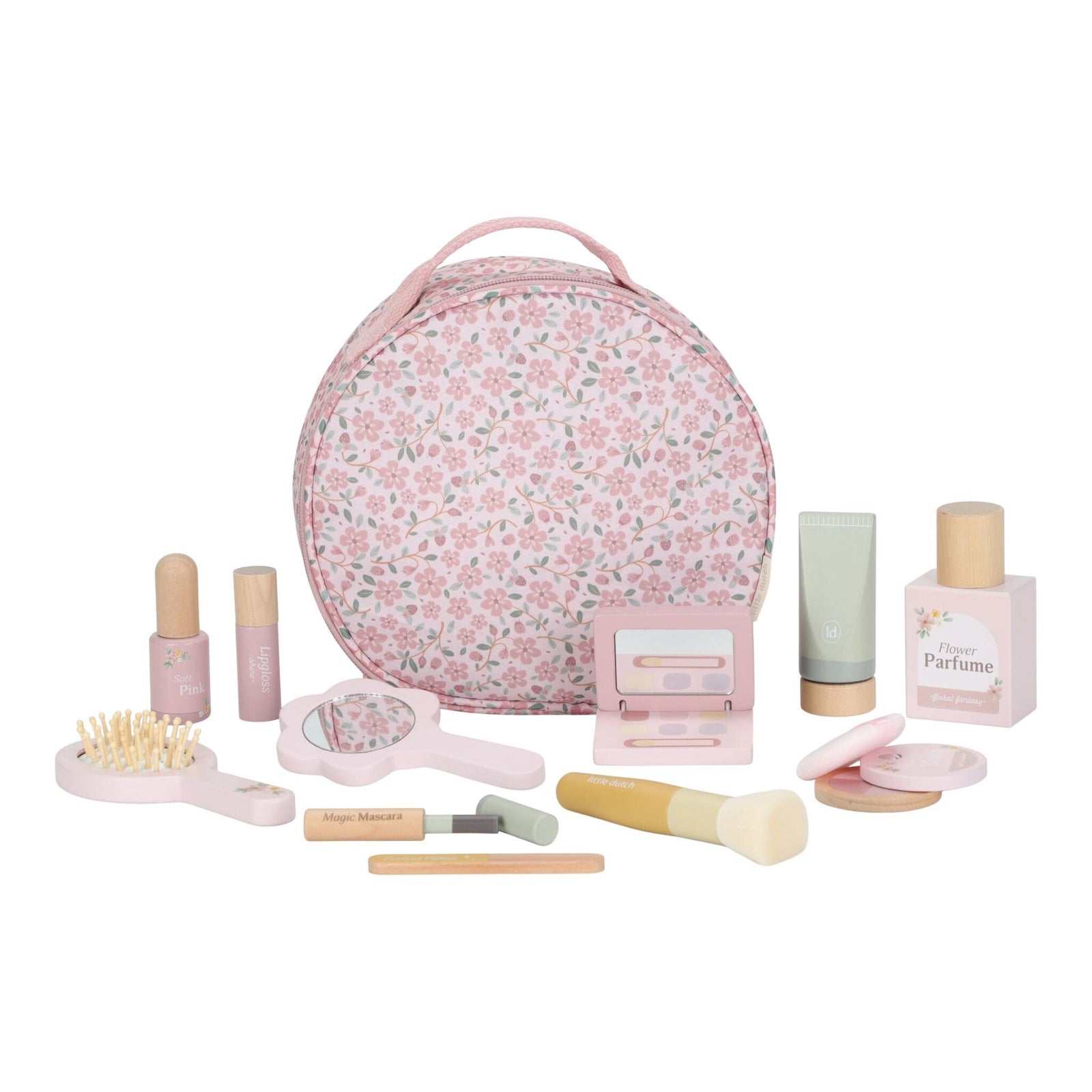 Set de maquillage en bois rose de Little Dutch
