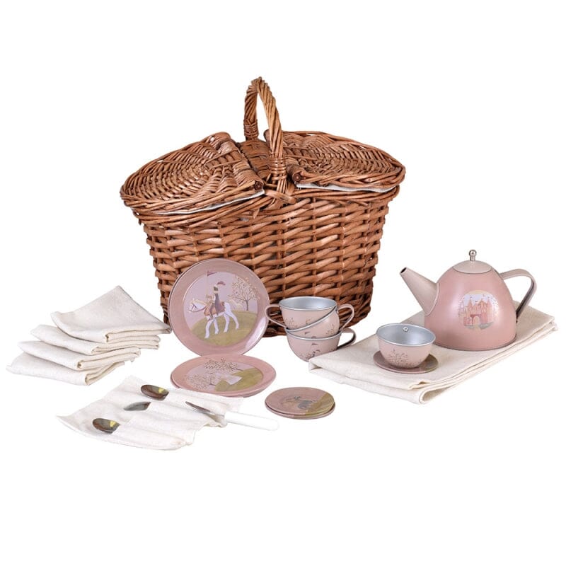 SET DE THE PRINCESSE DANS UN PANIER EN OSIER - EGMONT 540059 5420023044587
