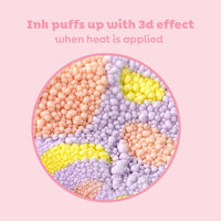 set feutres 3D SCENTED PUFFY POPCORN - TIGER TRIBE