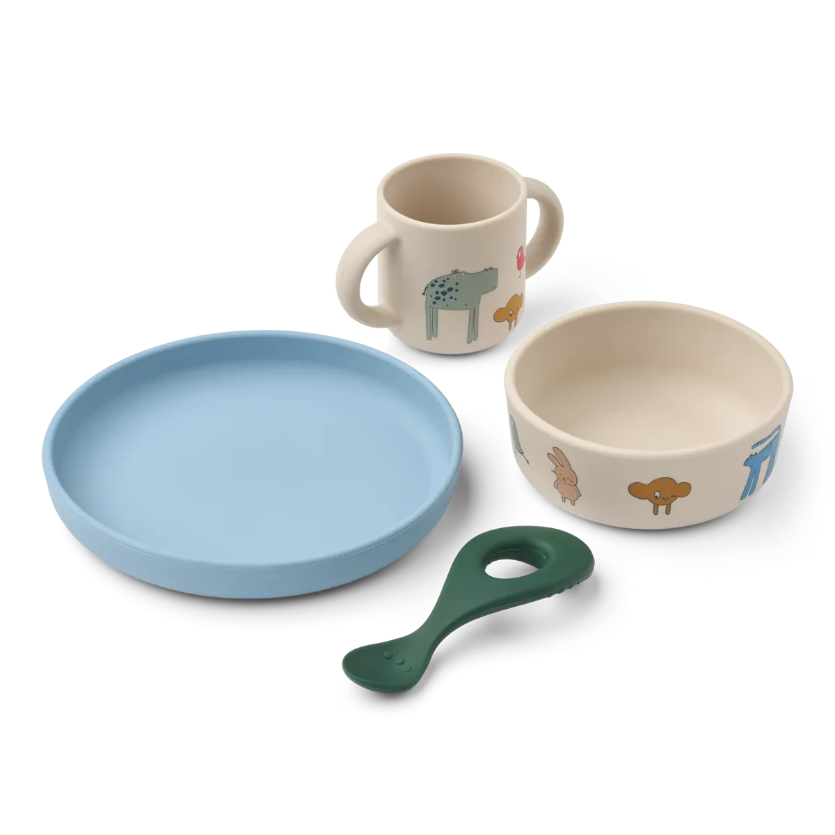 set repas en silicone Imagine / Sandy - LIEWOOD 
