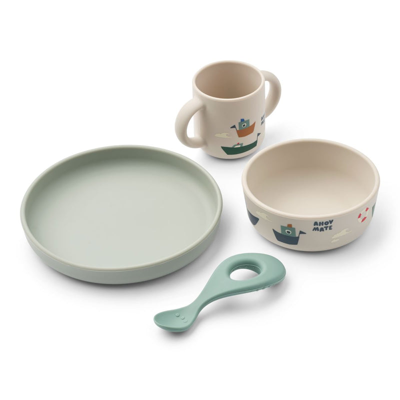 set repas en silicone Sailing / Sandy - LIEWOOD 