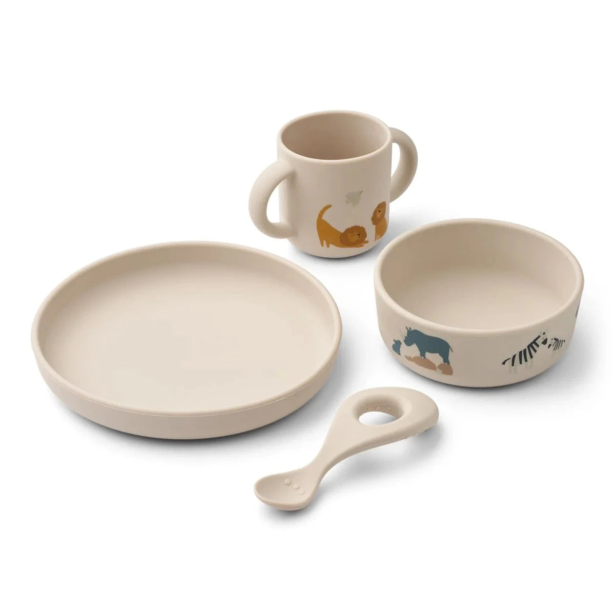 set repas en silicone Vivi All together / Sandy - LIEWOOD 