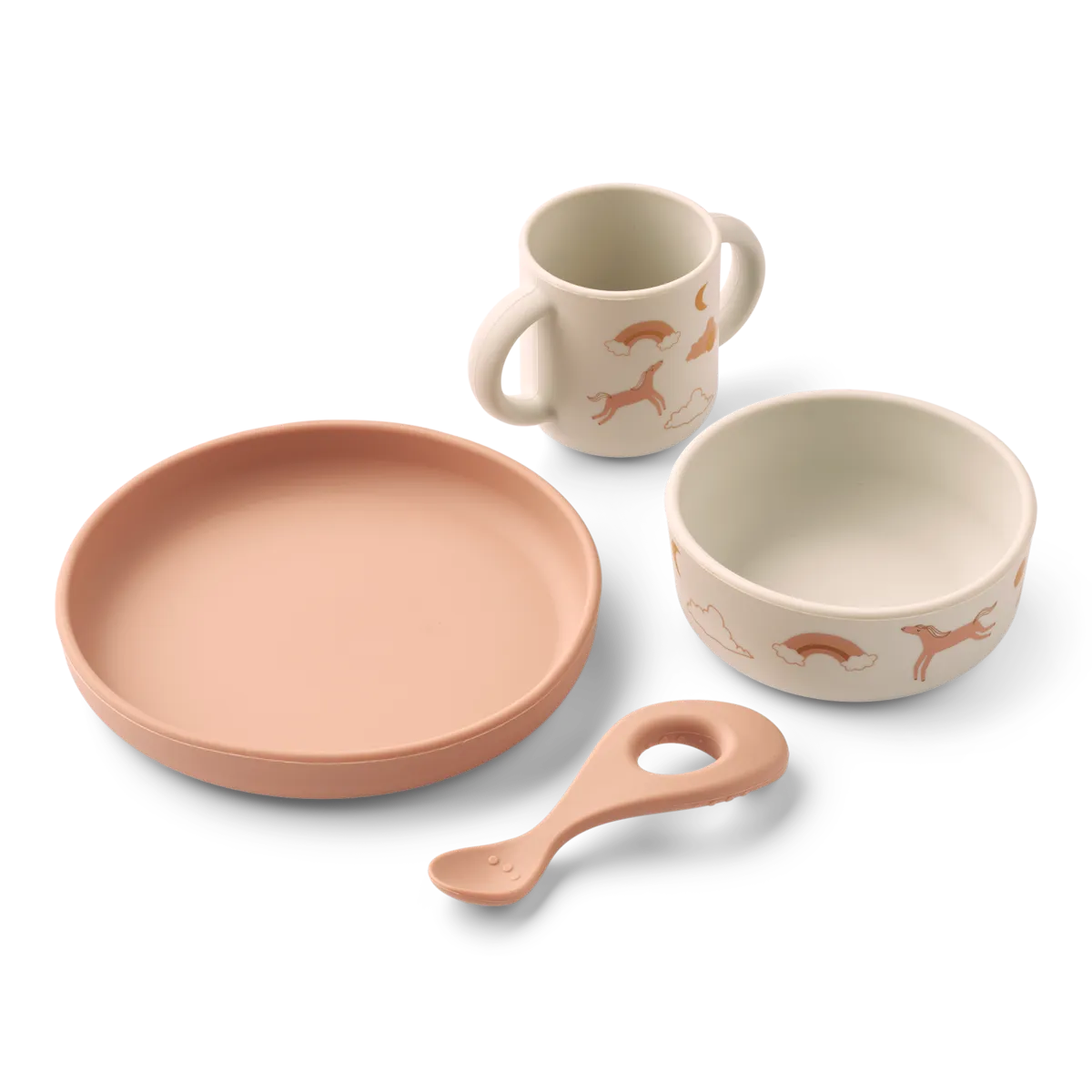 set repas en silicone vivi dream / ecru - LIEWOOD LW15135 2336 5715493450564