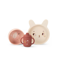 Set vaisselle silicone Après la pluie - moulin roty 715231 3575677152316