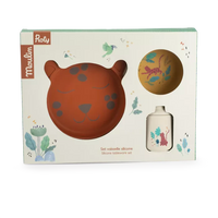Set vaisselle silicone La forêt Mawa - moulin roty 688231 3575676882313