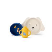 Set vaisselle silicone Puce & Pilou - moulin roty 684057 3575676840573