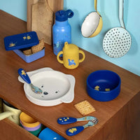 Set vaisselle silicone Puce & Pilou - moulin roty 684057 3575676840573