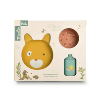 Set vaisselle silicone Trois petits lapins - moulin roty 678231 3575676782316