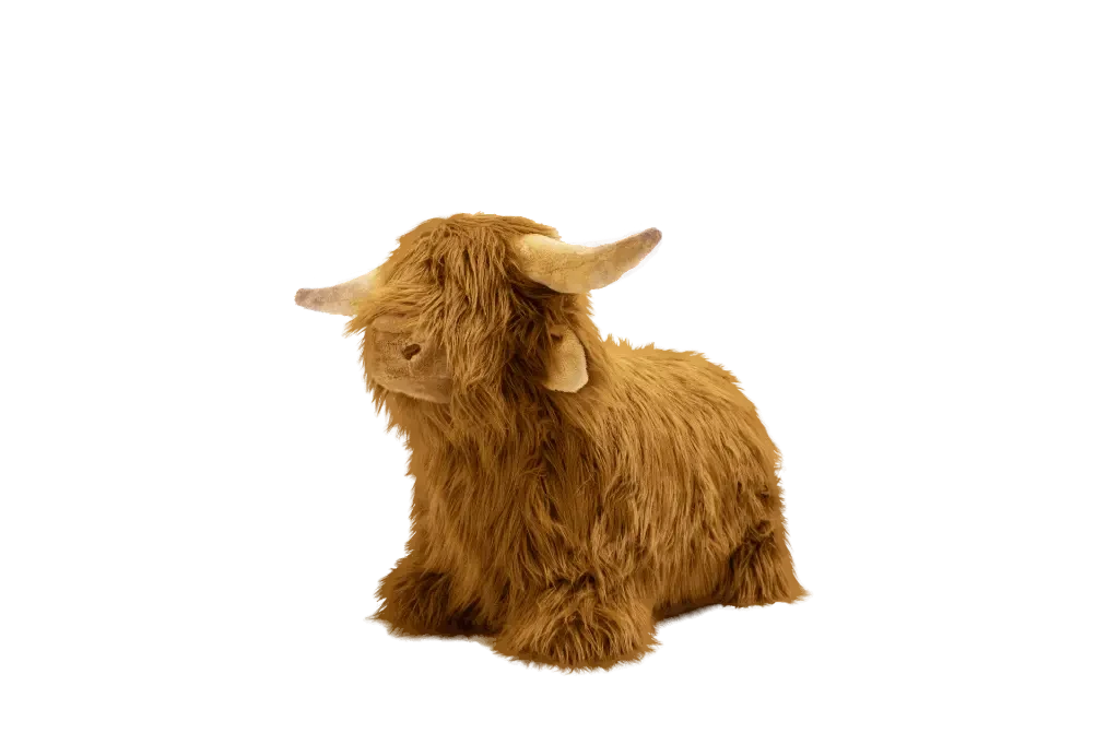 Soft Bouncy animal sauteur Vache Highland - Wild & Soft WS4853 5425023077764