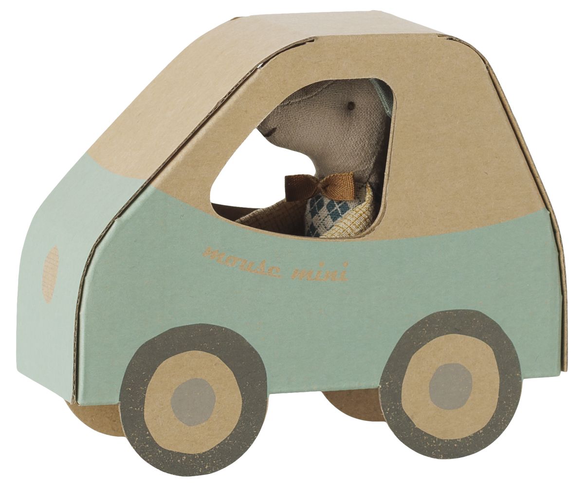 Souris au volant Petit frère – Maileg – vue 4