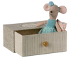 Souris ballerine dans son lit tiroir, Petite soeur - MAILEG 17-5104-00 5707304146117