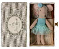Souris ballerine dans son lit tiroir, Petite soeur - MAILEG 17-5104-00 5707304146117