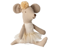 Souris ballerine petite soeur blanc cassé - MAILEG 17-4107-00 5707304138440