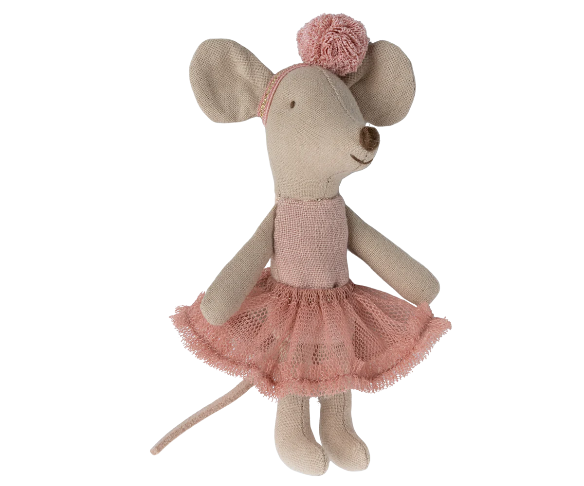 Souris ballerine petite soeur rose - MAILEG 17-3105-00 5707304130338