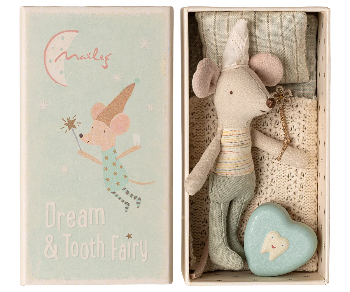 Souris Fée des dents Petit frère dans sa boîte - MAILEG 17-5108-00 5707304147794