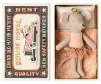 Souris Princesse, Petite soeur dans sa boîte assortie - MAILEG 17-5101-00 5707304142454