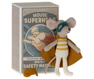 Souris super hero dans la boite allumette - MAILEG 17-3101-00 5707304130239