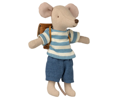 Souris tricycle grand frère brun- MAILEG