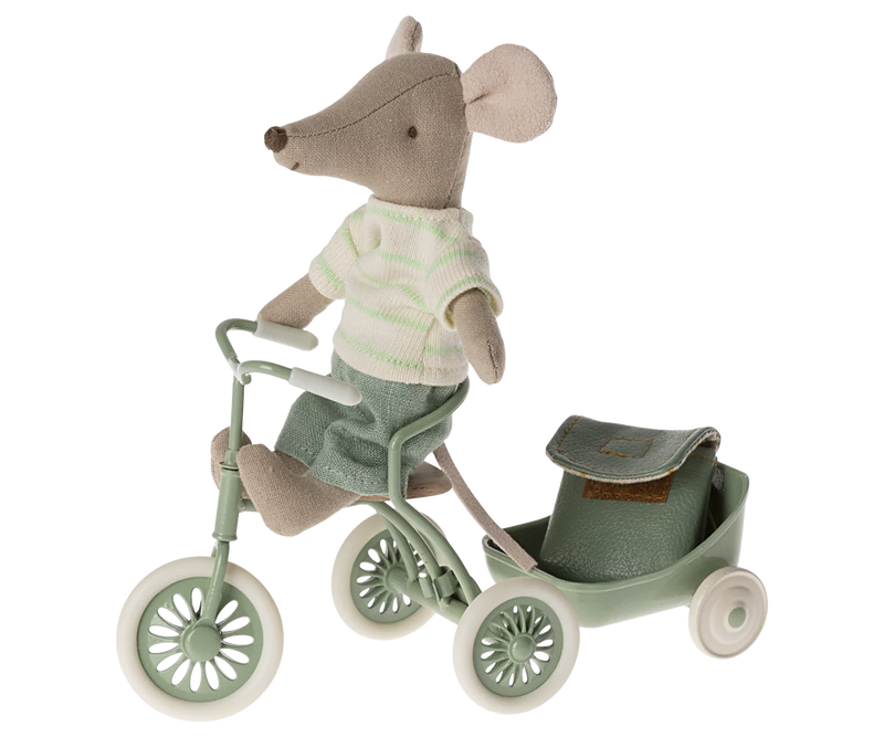 souris tricycle grand frère mint- MAILEG 17-4206-00 5707304134305