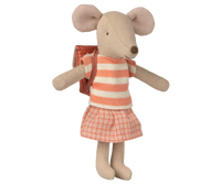 Souris tricycle grande soeur corail- MAILEG