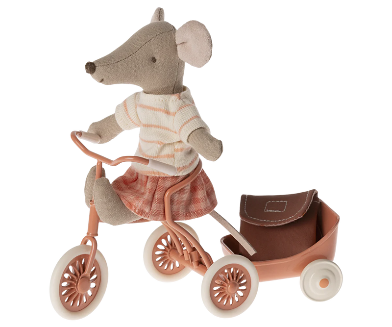 souris tricycle grande soeur corail- MAILEG 17-4204-00 5707304134282
