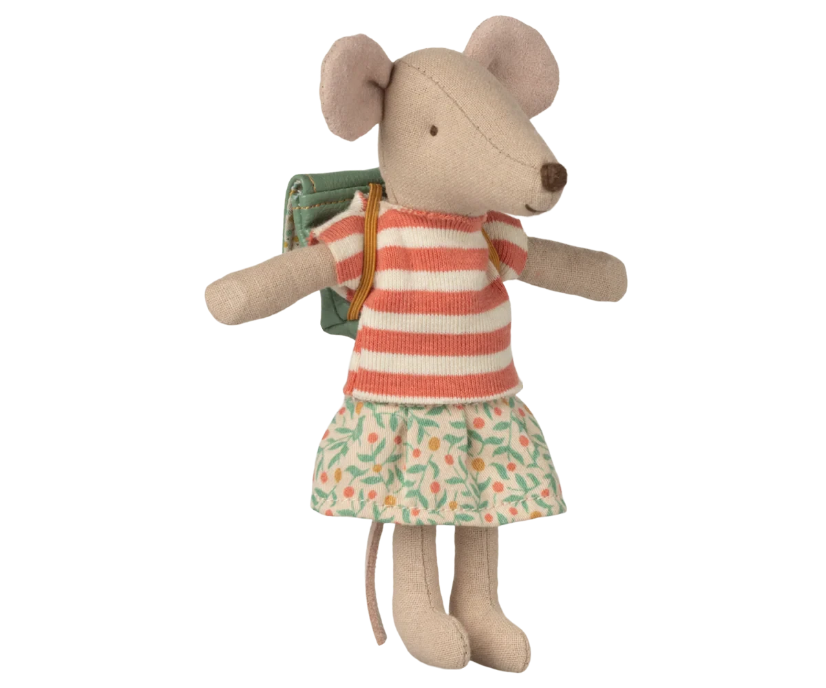 Souris tricycle grande soeur verte- MAILEG 
