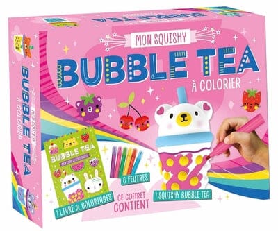 SQUISHY A COLORIER BUBBLE TEA - AUZOU 