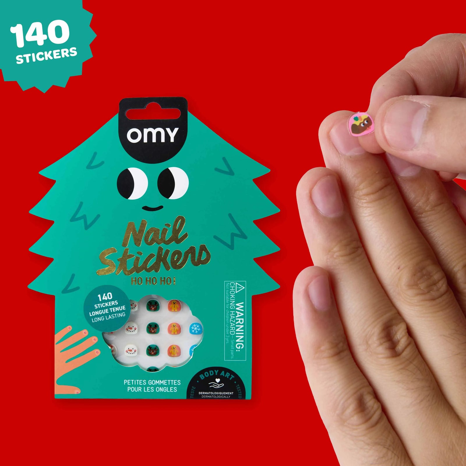 Stickers pour ongles Ho Ho Ho ! Noël – Omy