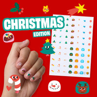Stickers pour ongles Ho Ho Ho ! Noël d’Omy – motifs de Noël