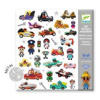 STICKERS TEXTURES le monde des crazy motors - DJECO