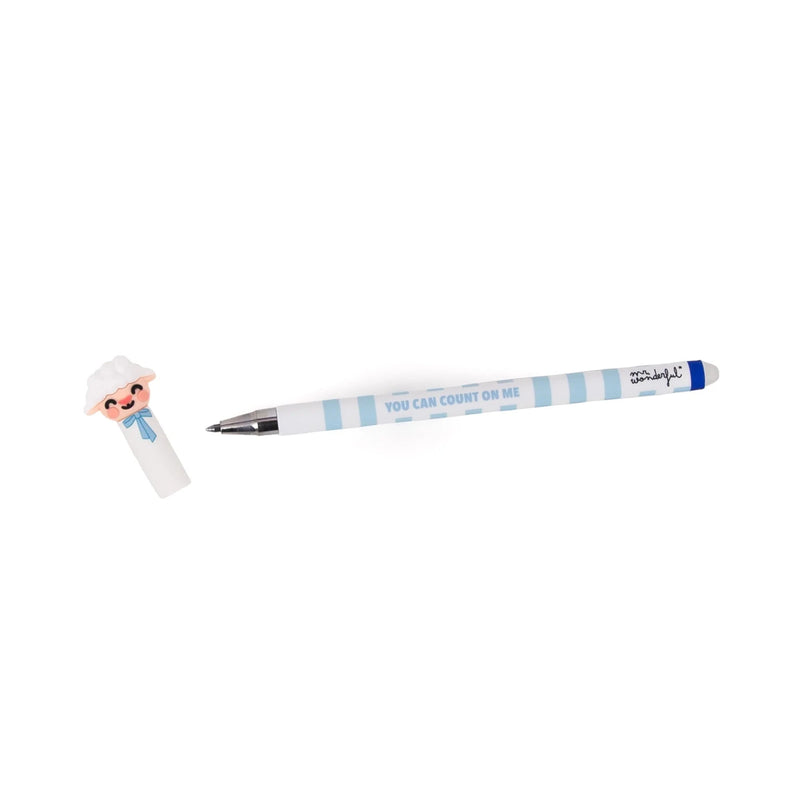 Stylo effaçable Bo-Bo – Agneau : You can count on me - MR. WONDERFUL 