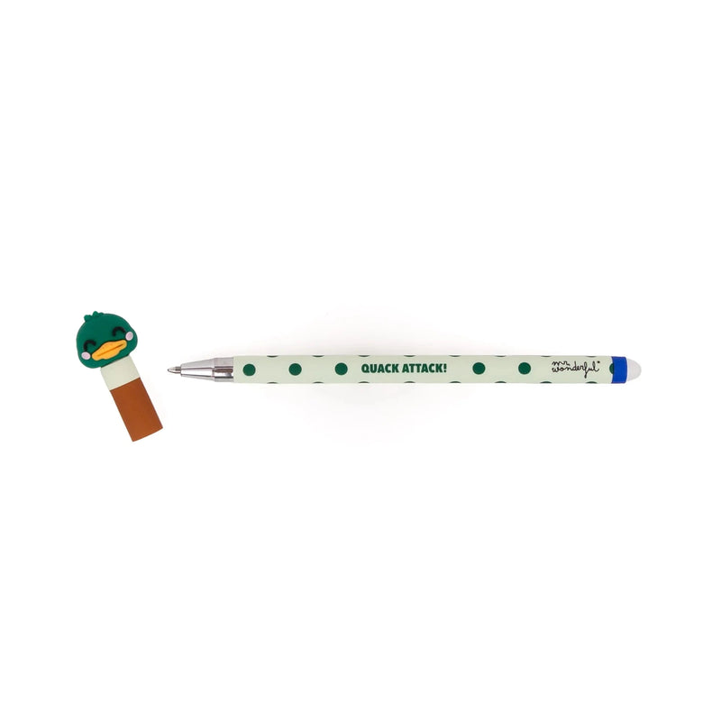 Stylo effaçable Bo-Bo canard – Coin-coin attaque ! - MR. WONDERFUL 