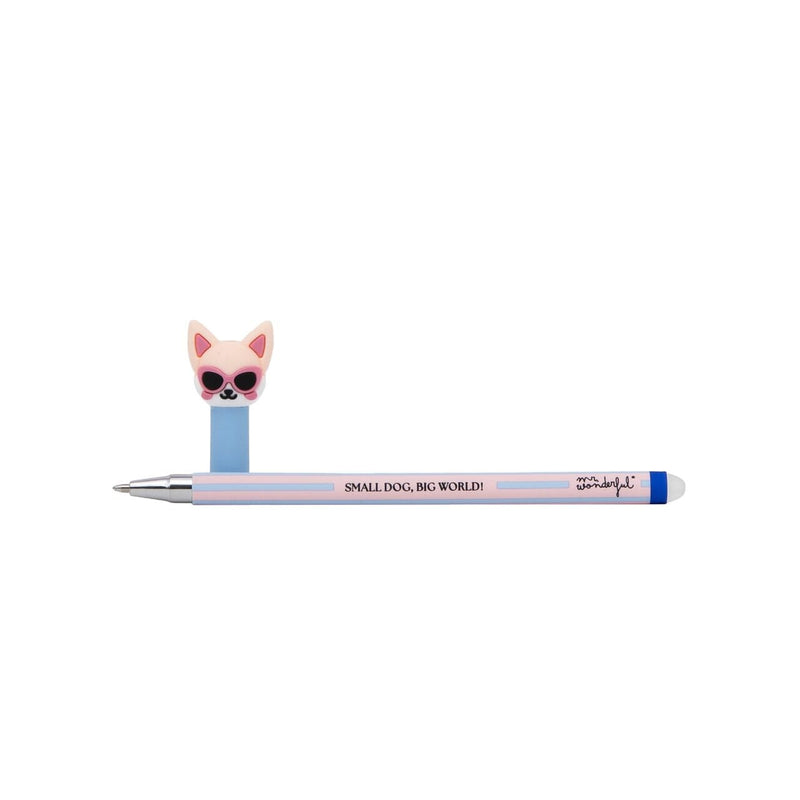 Stylo effaçable Bo-Bo Chihuahua - Petit chien, grand monde ! - MR. WONDERFUL 