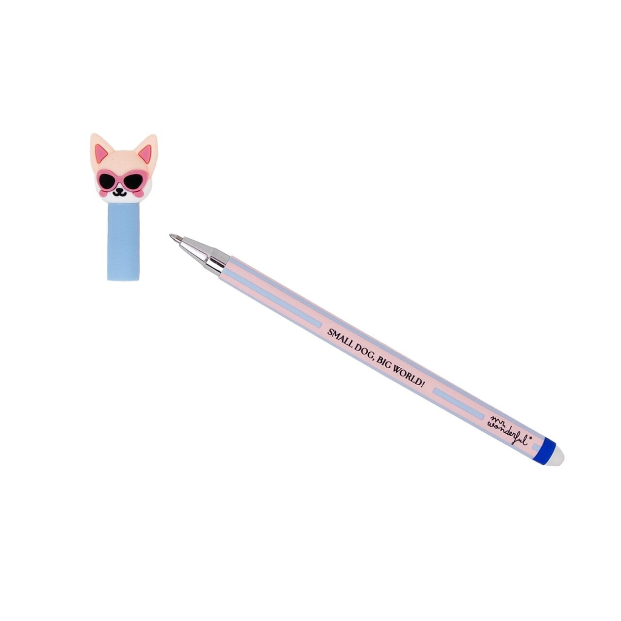 Stylo effaçable Bo-Bo Chihuahua - Petit chien, grand monde ! - MR. WONDERFUL 