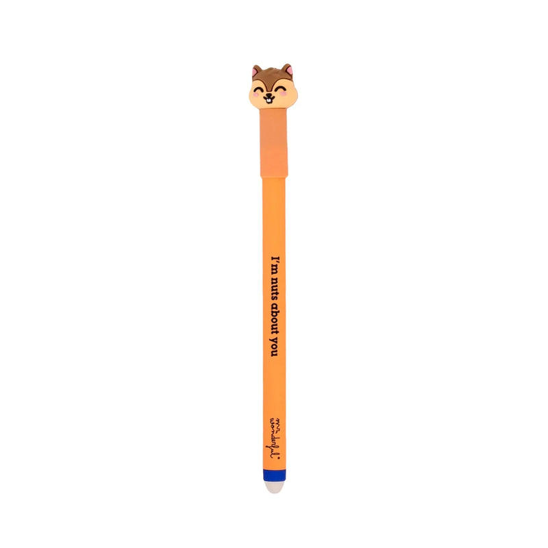 Stylo effaçable Bo-Bo Écureuil - I’m nuts about you- MR. WONDERFUL 