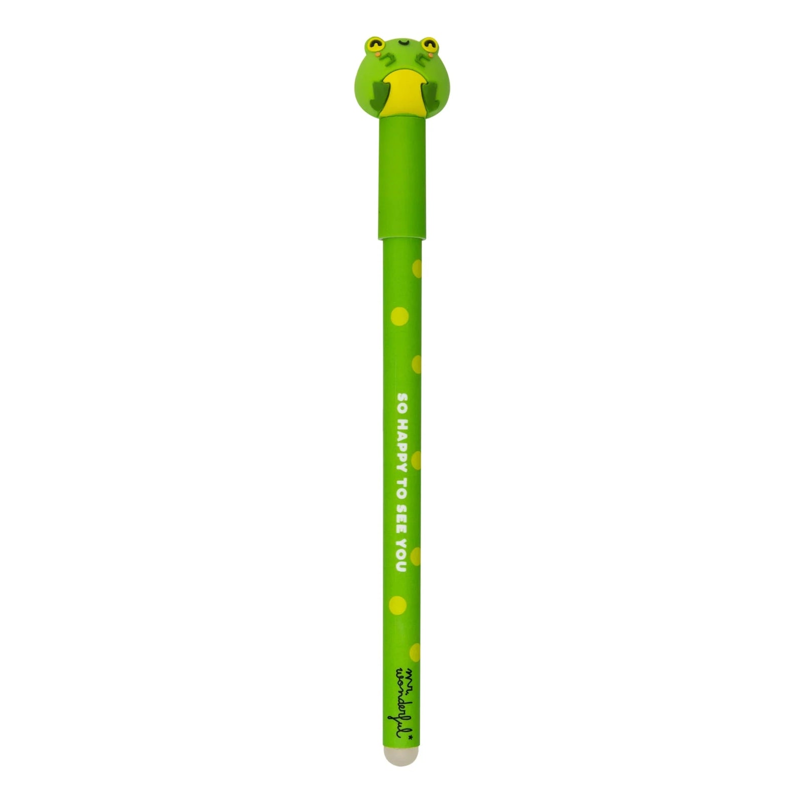 Stylo effaçable Bo-Bo Susanna grenouille heureuse de te voir - MR. WONDERFUL WOA2407170EM 8445641050748