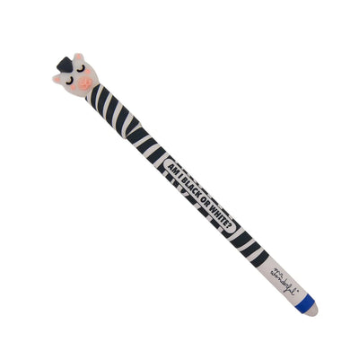 Stylo effaçable Bo-Bo Zèbre Am I black or white? - MR. WONDERFUL 2503011219W0UN 8445641070487